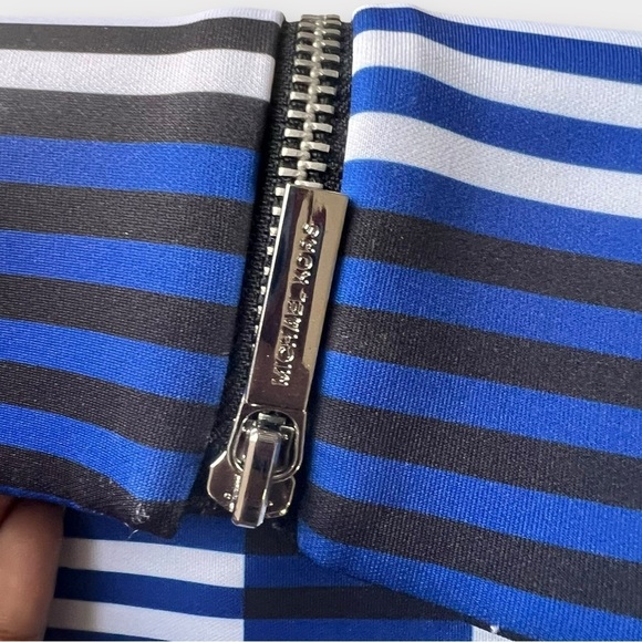 1. Michael Kors Black, Blue and White Sheath Dress Size 6 - Picture 7 of 10